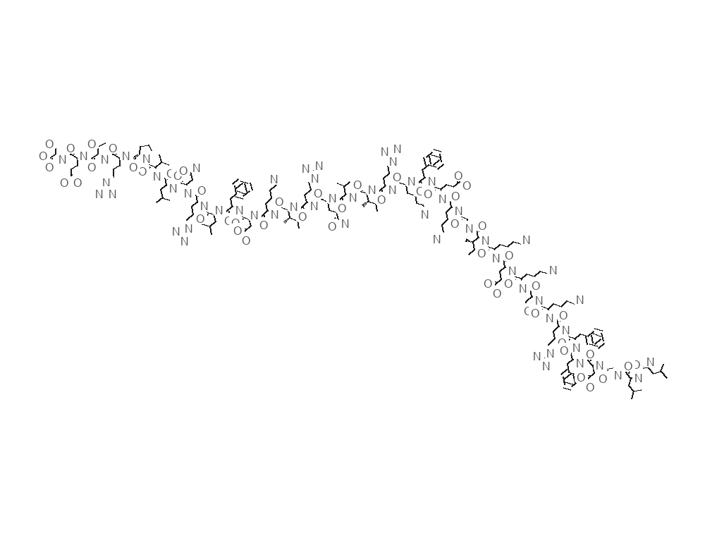 Molecular structure of LL-37 rendered from PubChem CID 16198951.